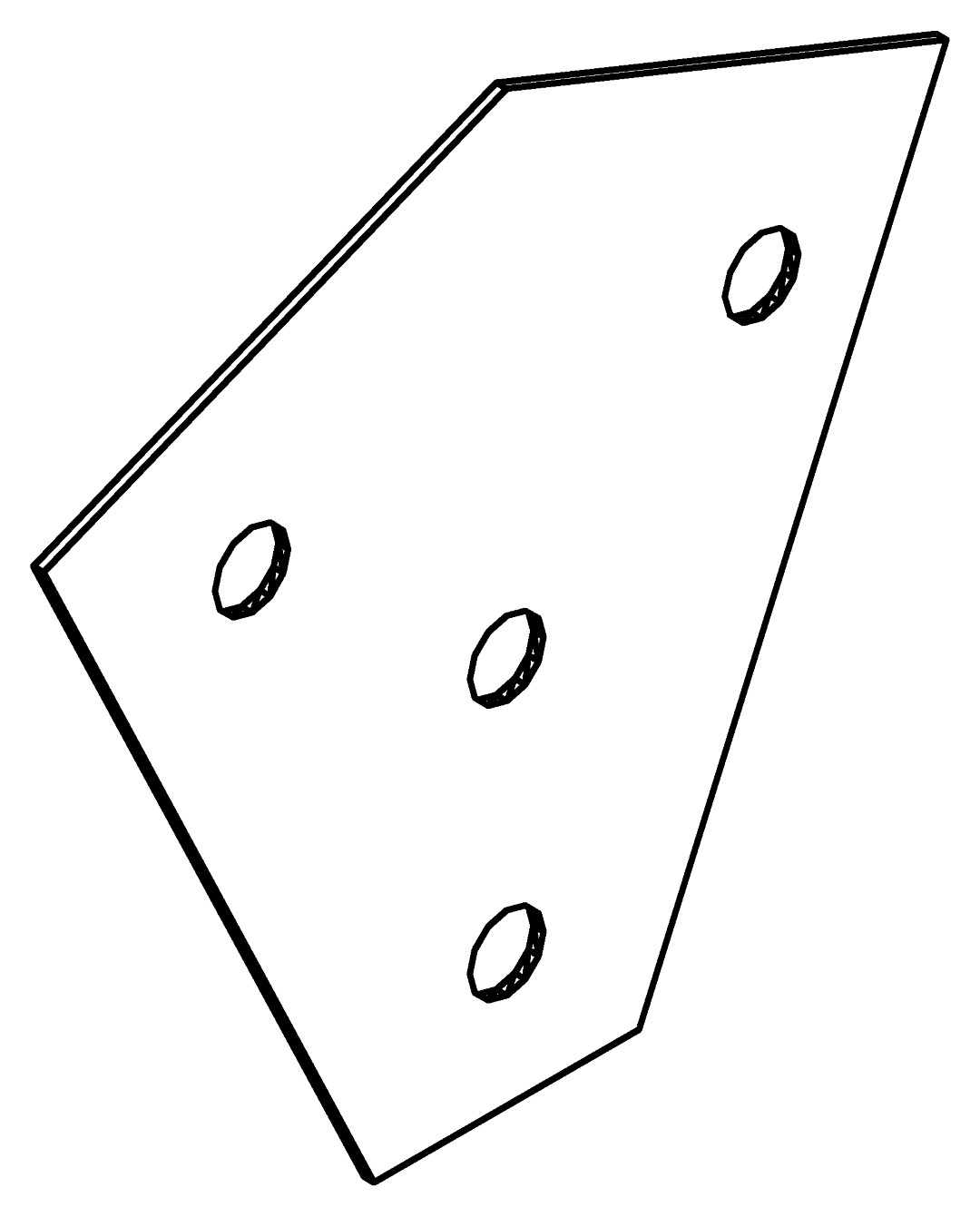 Knotenblech, 4192, L1, green, Pantone-560C, Farbe: Smaragd pulverbeschichtet