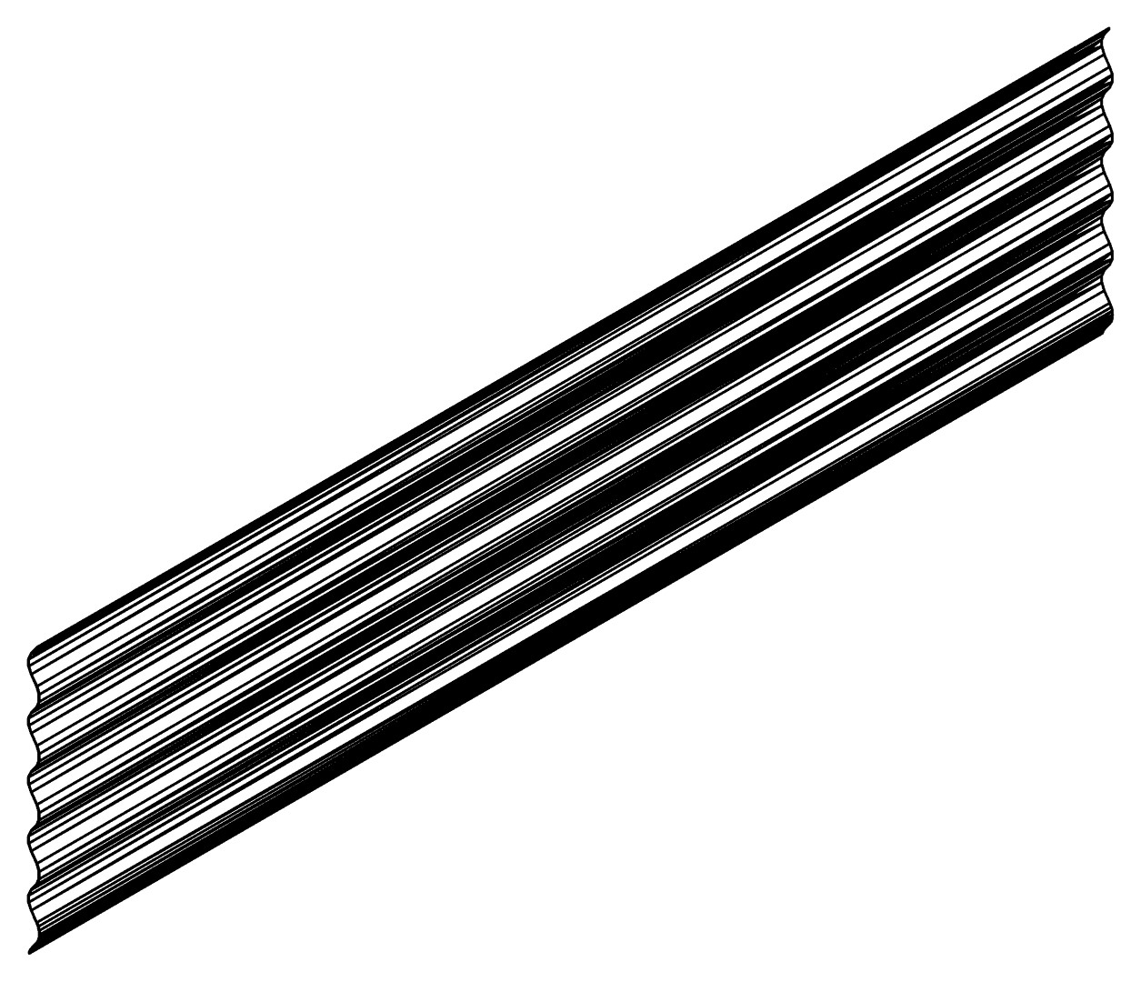 Seitenpaneel 401, lang, links, 3247, L1600, burnt , Farbe: Rubin