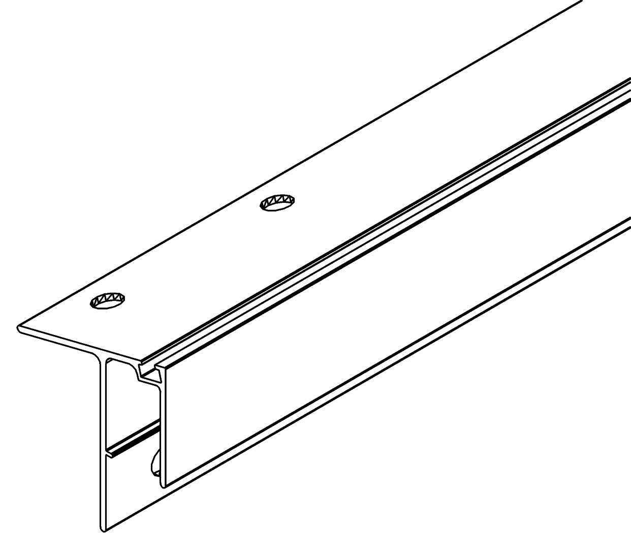 Firstprofil 4, 4250, L2484, , Farbe: Blank