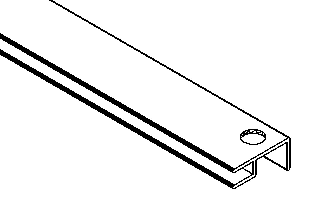 Fensterprofil Seite, 1583, L603, , Farbe: Blank