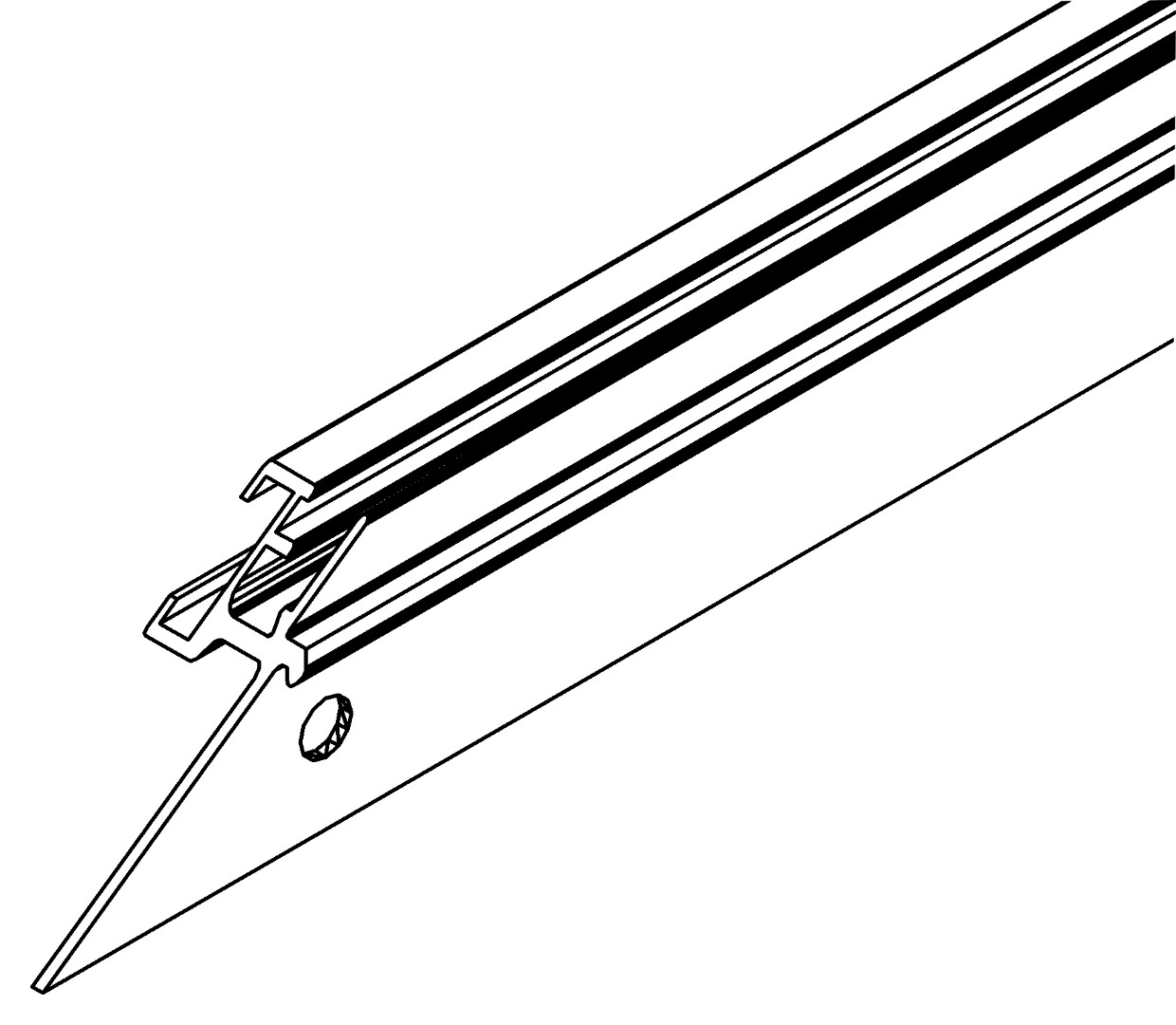 Horizontalstrebe, v., 2237p, L275, , Farbe: Blank