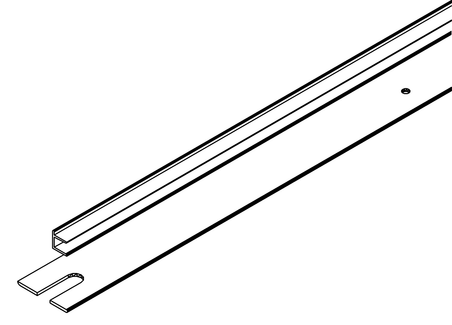 Dachfensterschwelle, 1398, L744, green, Pantone-56, Farbe: Smaragd pulverbeschichtet