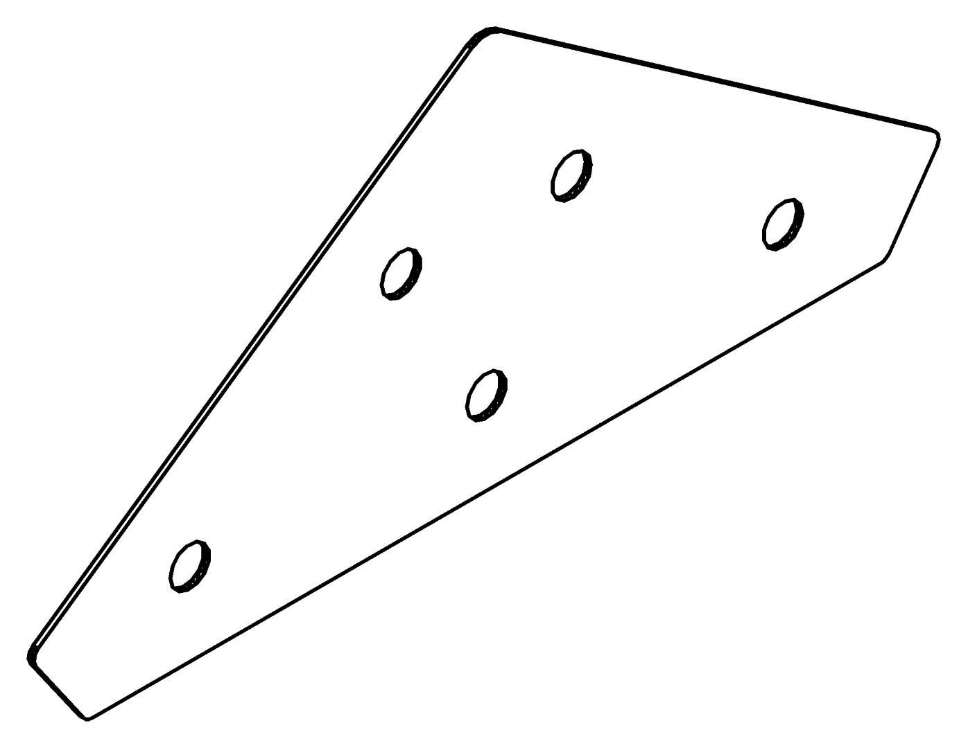 Giebeleckblech, 1091, L1, black, Pantone-426C, Farbe: Schwarz