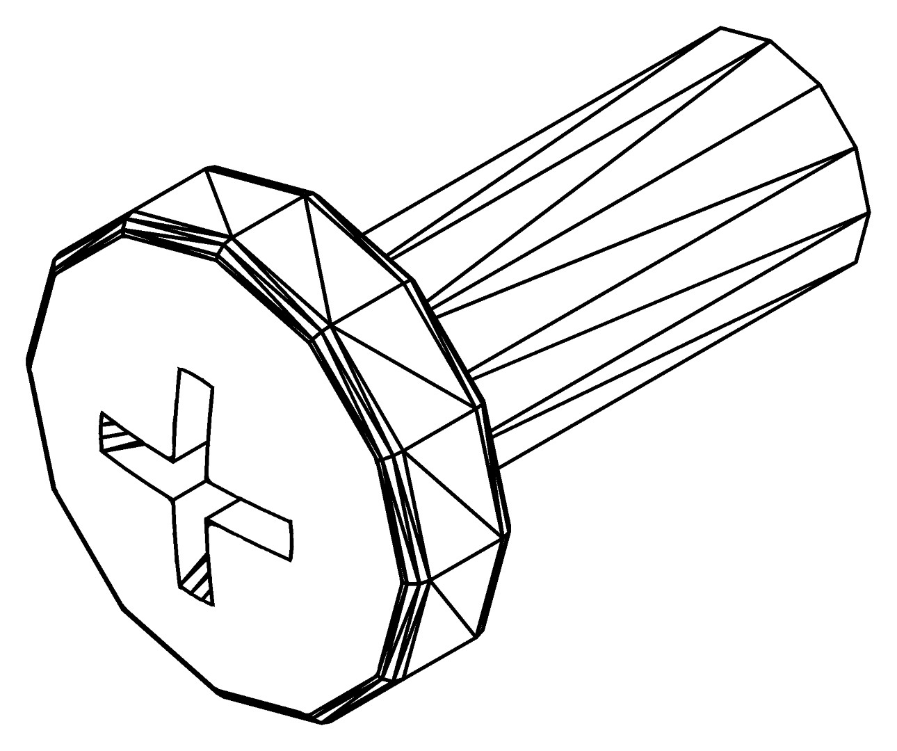 VA Bolzen - First, 7081, LM5x13, , Farbe: Blank