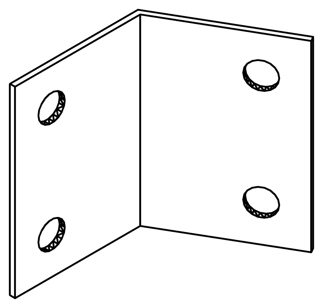 Aluwinkel, 120 grad, 9128, L50, dark grey, Pantone, Farbe: Anthrazit