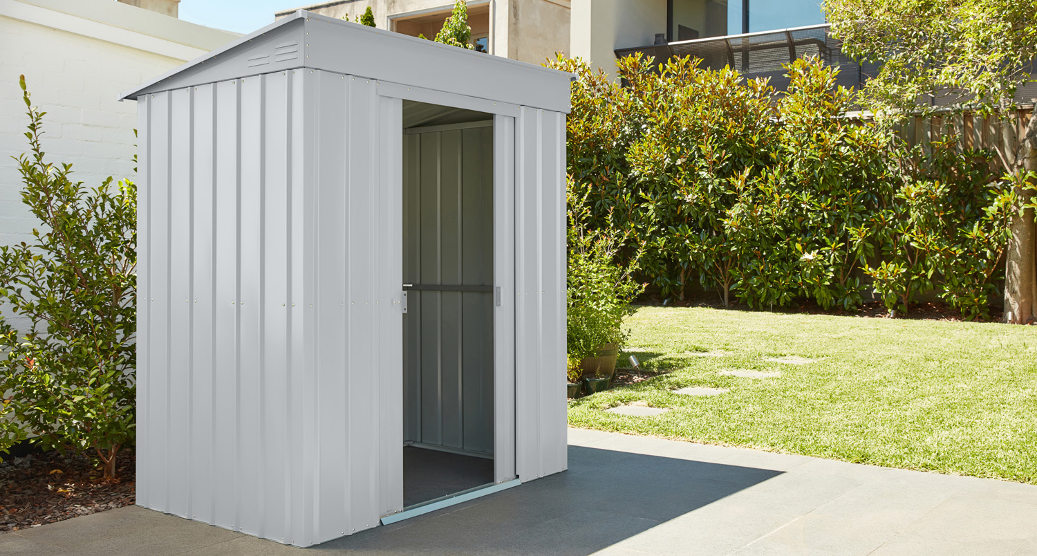 Pultdach Skillion Pultdach Skillion, Farbe: Silber Metallic