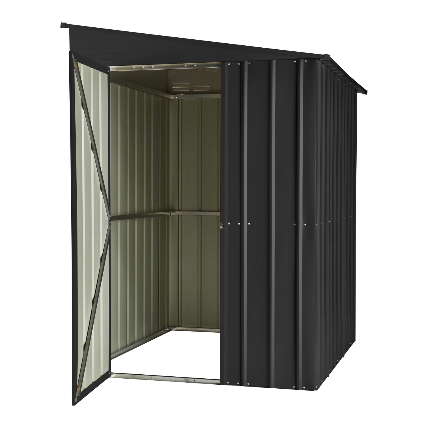 Wand-Zierde LeanTo 56, Farbe: Anthrazit