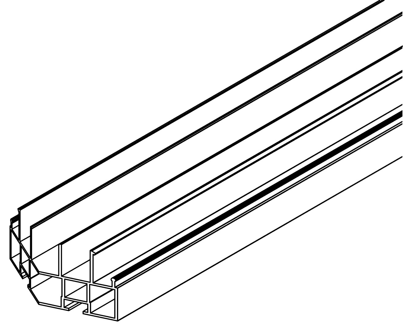 Firststütze, 7219, L569,5, black, Pantone-426C, Farbe: Schwarz