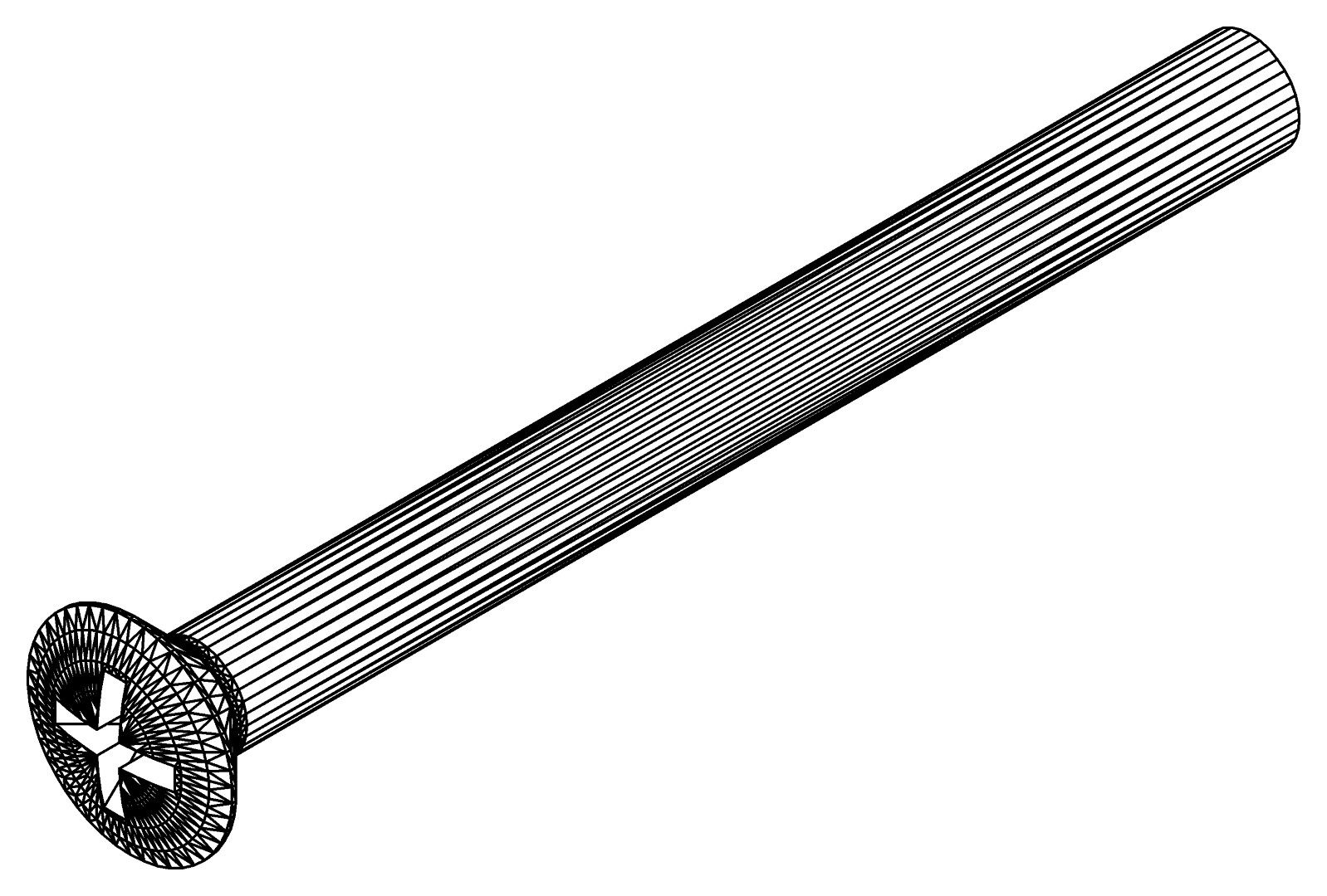 Schlossschraube M4x 40, 2013, LM4 x 40, , Farbe: Blank