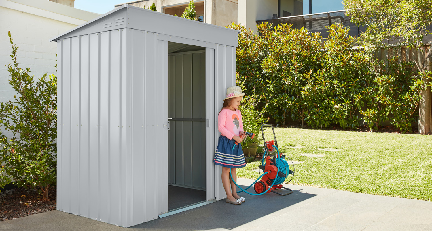 Pultdach Skillion Pultdach Skillion, Farbe: Silber Metallic