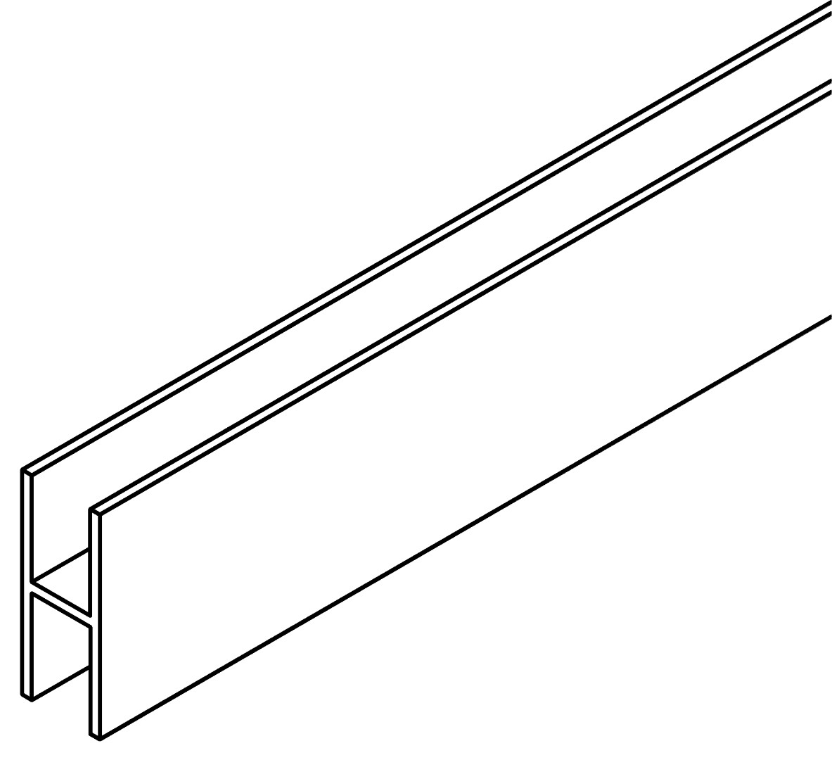 6mm H wfp 610mm, 20mm, 24686, L610, , Farbe: Blank