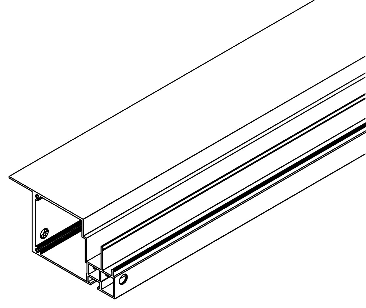 2 Tür Türschloss Seite, 7143, L1728, black, Panton, Farbe: Schwarz