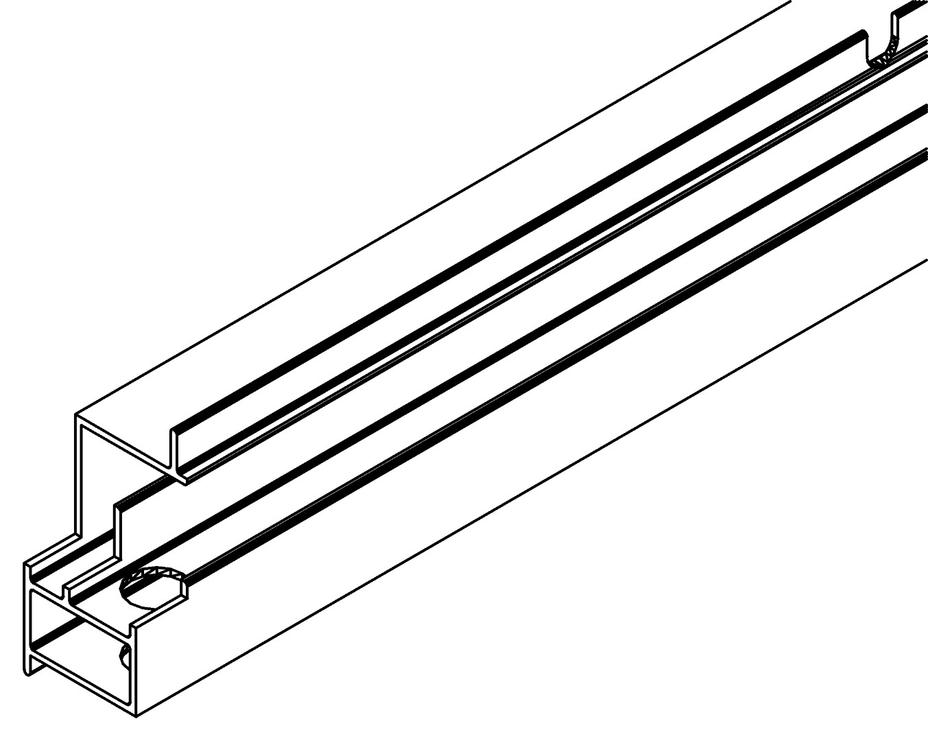 Dachfensterschwelle, 7368, L593, white, Pantone???, Farbe: Weiß pulverbeschichtet