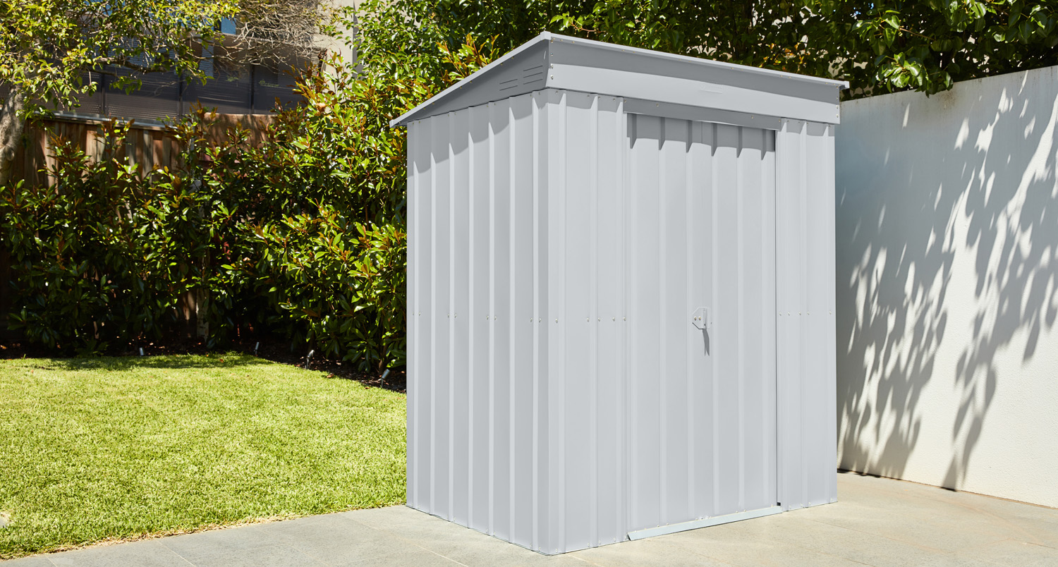 Pultdach Skillion Pultdach Skillion, Farbe: Silber Metallic