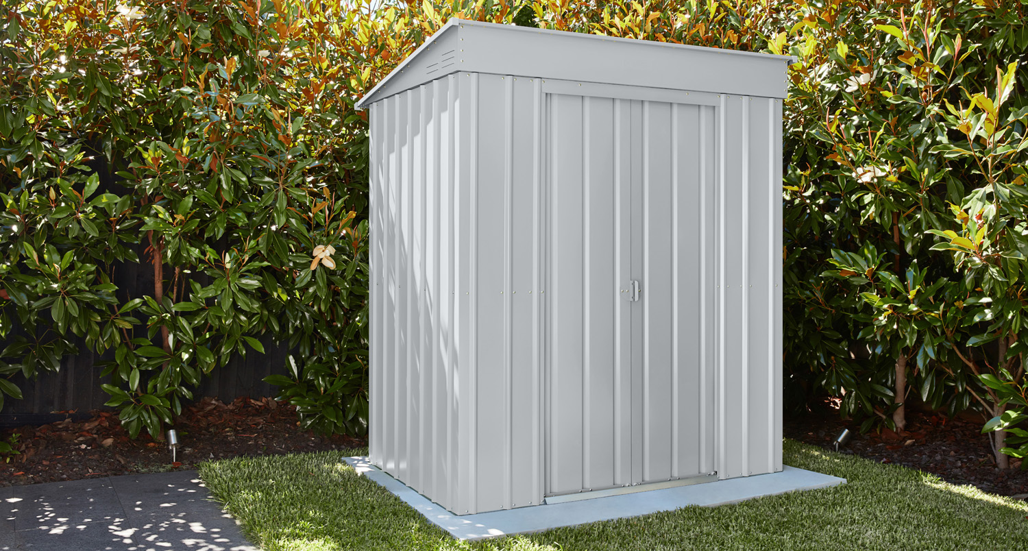 Pultdach Skillion Pultdach Skillion, Farbe: Silber Metallic