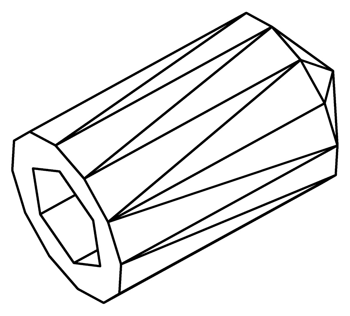 Türgriffschraube, 7108, L4.7 x 8, , Farbe: Blank