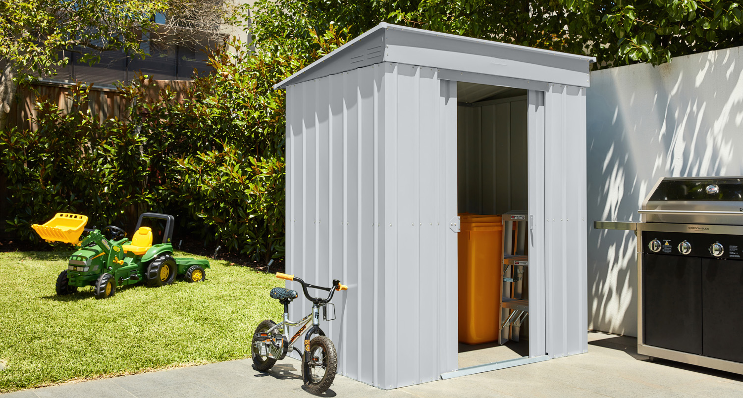 Pultdach Skillion Pultdach Skillion, Farbe: Silber Metallic