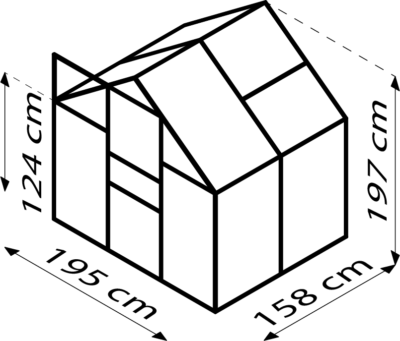Calypso - Auslaufmodelle 3000, verglast mit: Hohlkammerplatten (HKP)