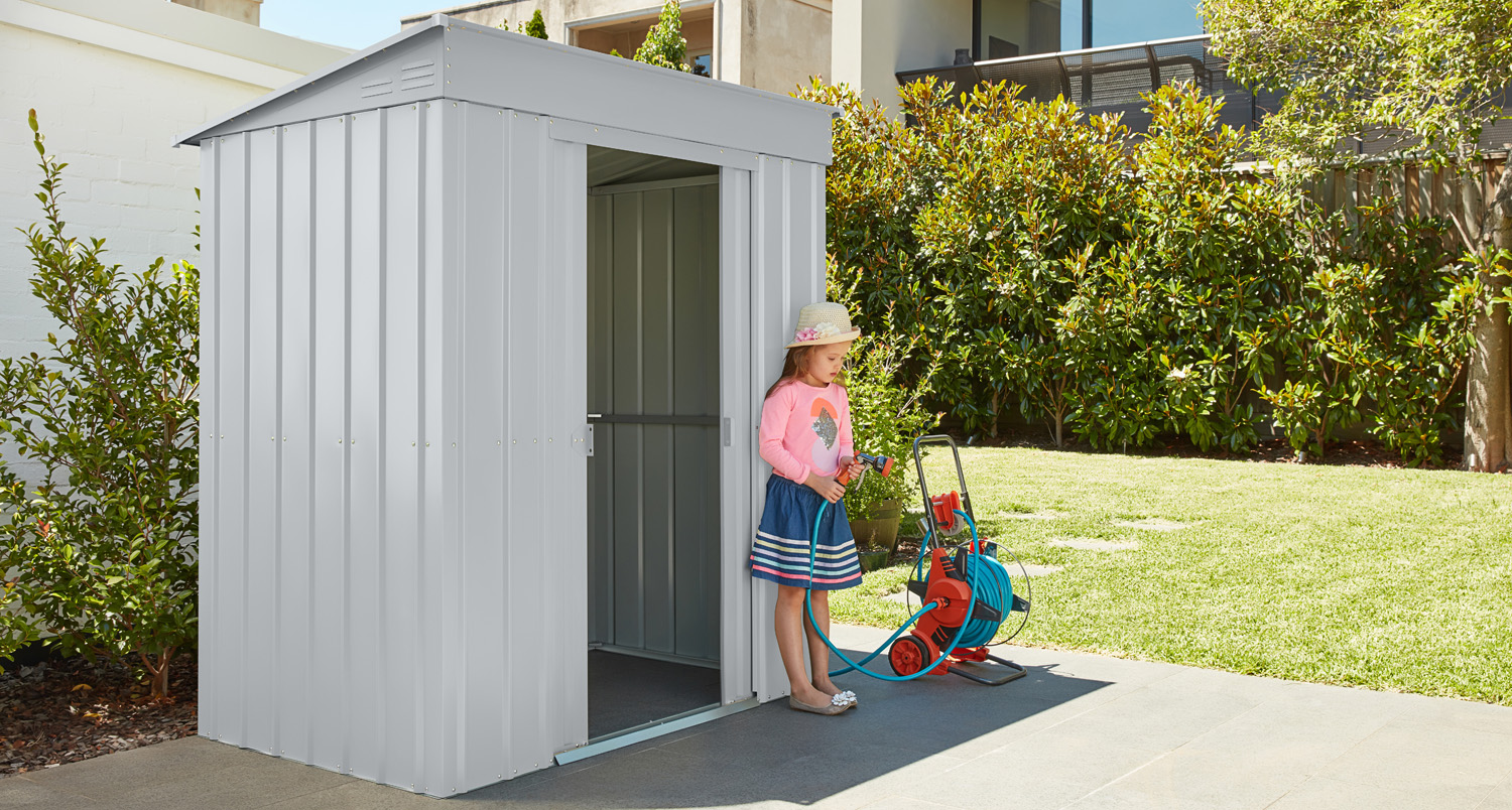 Pultdach Skillion Pultdach Skillion, Farbe: Silber Metallic