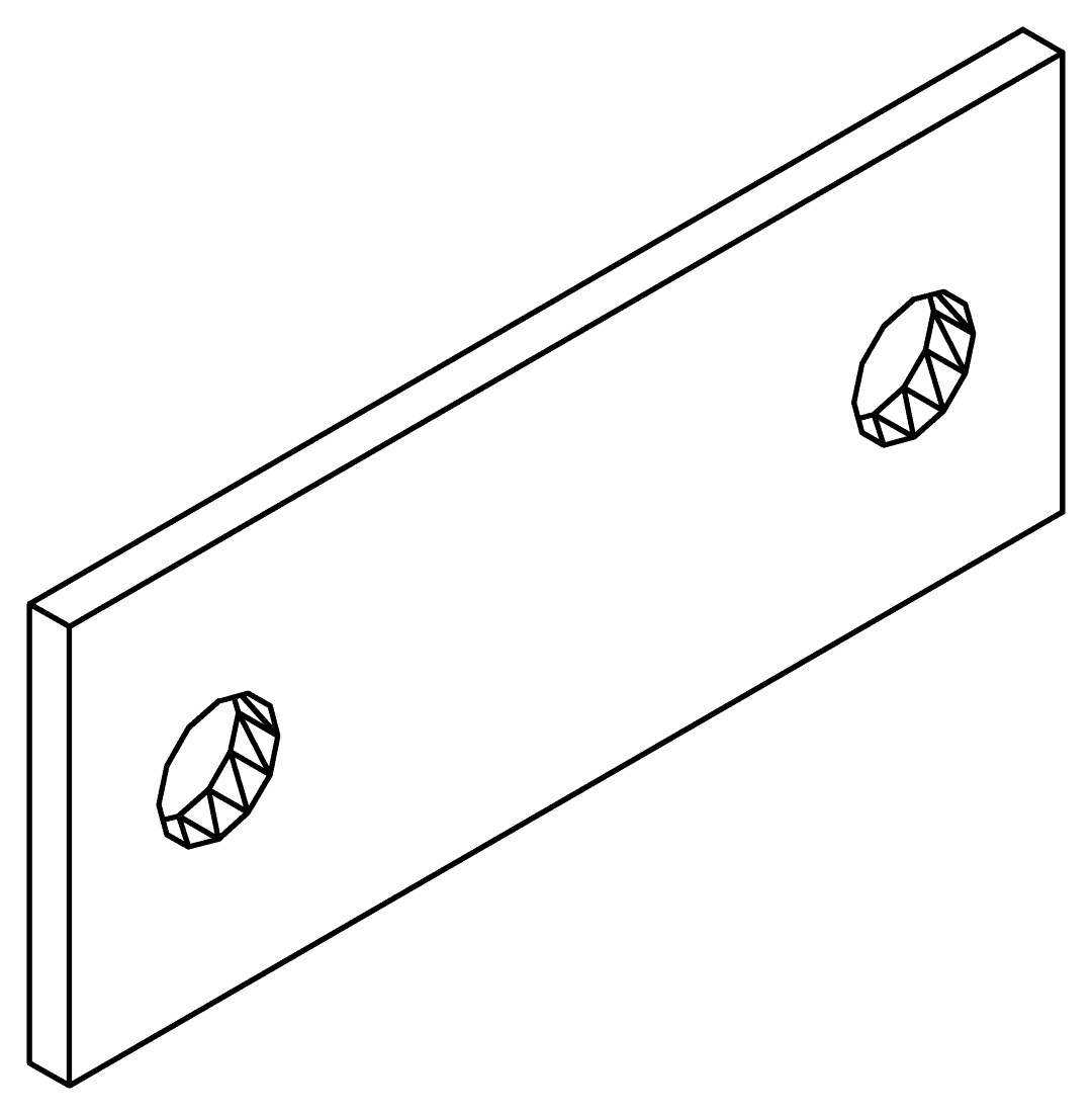 Abstandshalter, 7150, L2, black, Pantone-426C, Farbe: Schwarz