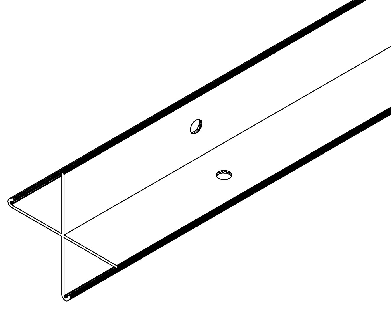 Eckprofil 858, 3270, L858, , Farbe: Blank