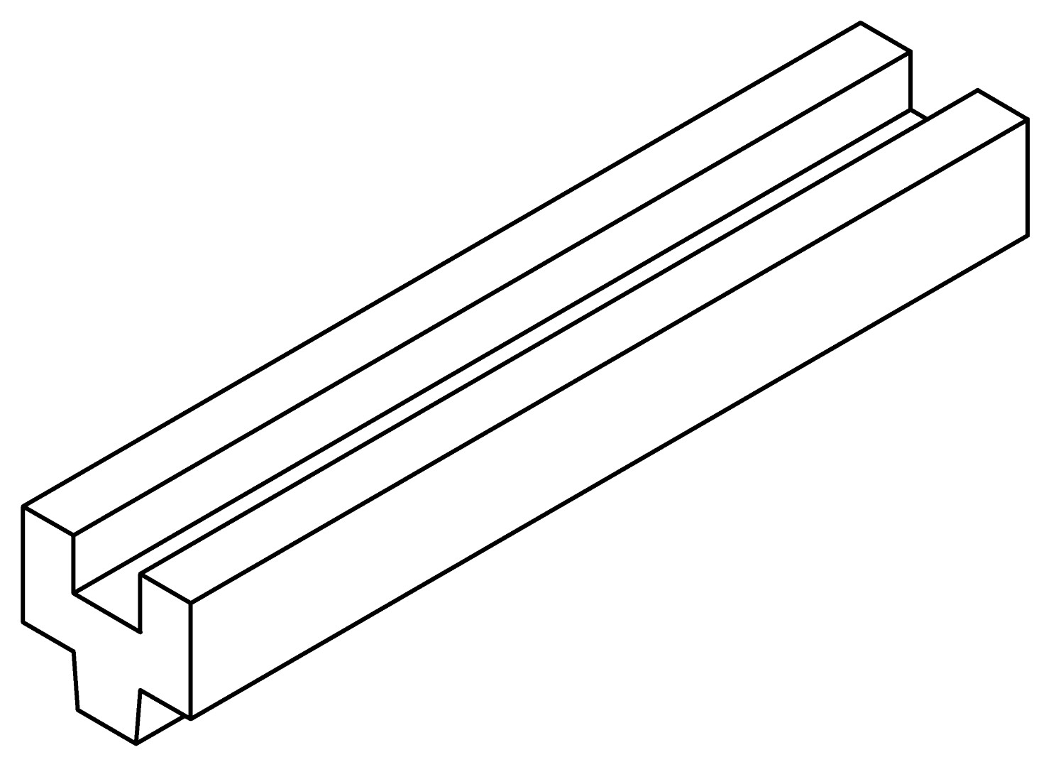 Anschlussstück Regenrinne, links, 7467, L50, black, Farbe: Schwarz