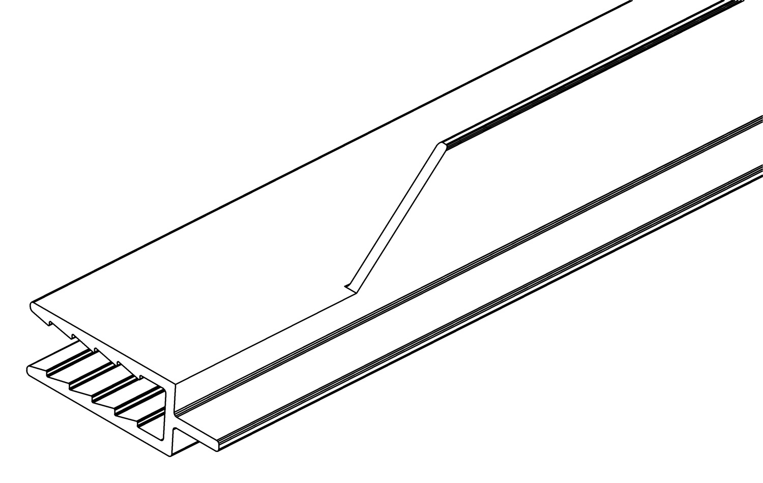 HKP-Versteifung mit Griff kurz, 3539, L363, black,, Farbe: Schwarz