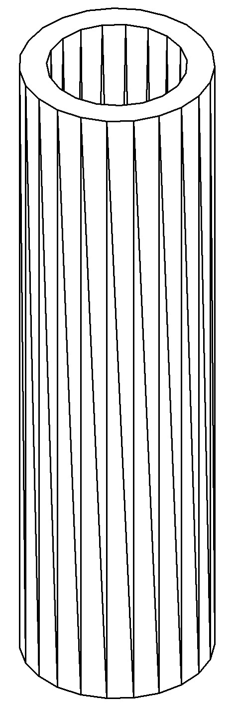 Distanzstück, 6054, L36, , Farbe: Blank