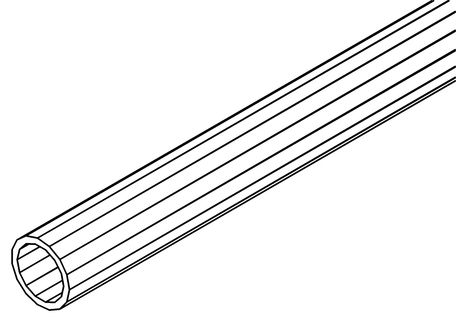 Dichtung für Abdeckleiste, 7382, L618, , Farbe: Blank