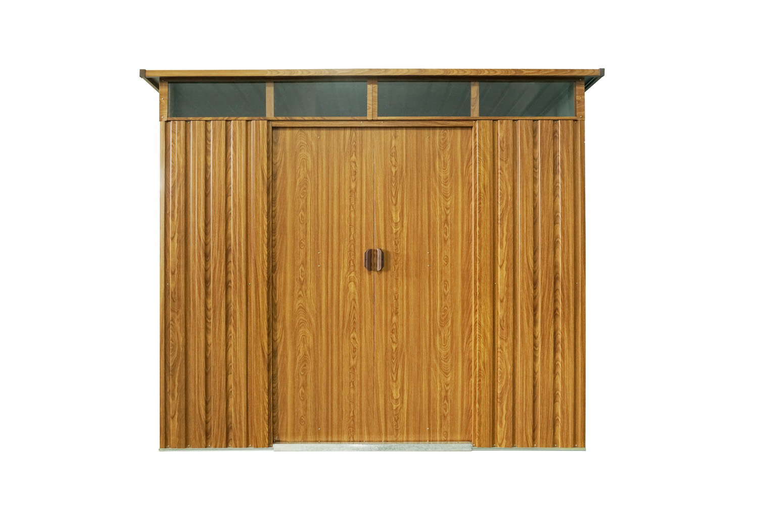 Gerätehaus Lübeck  86, Farbe: Holzoptik Klassik/Nuss
