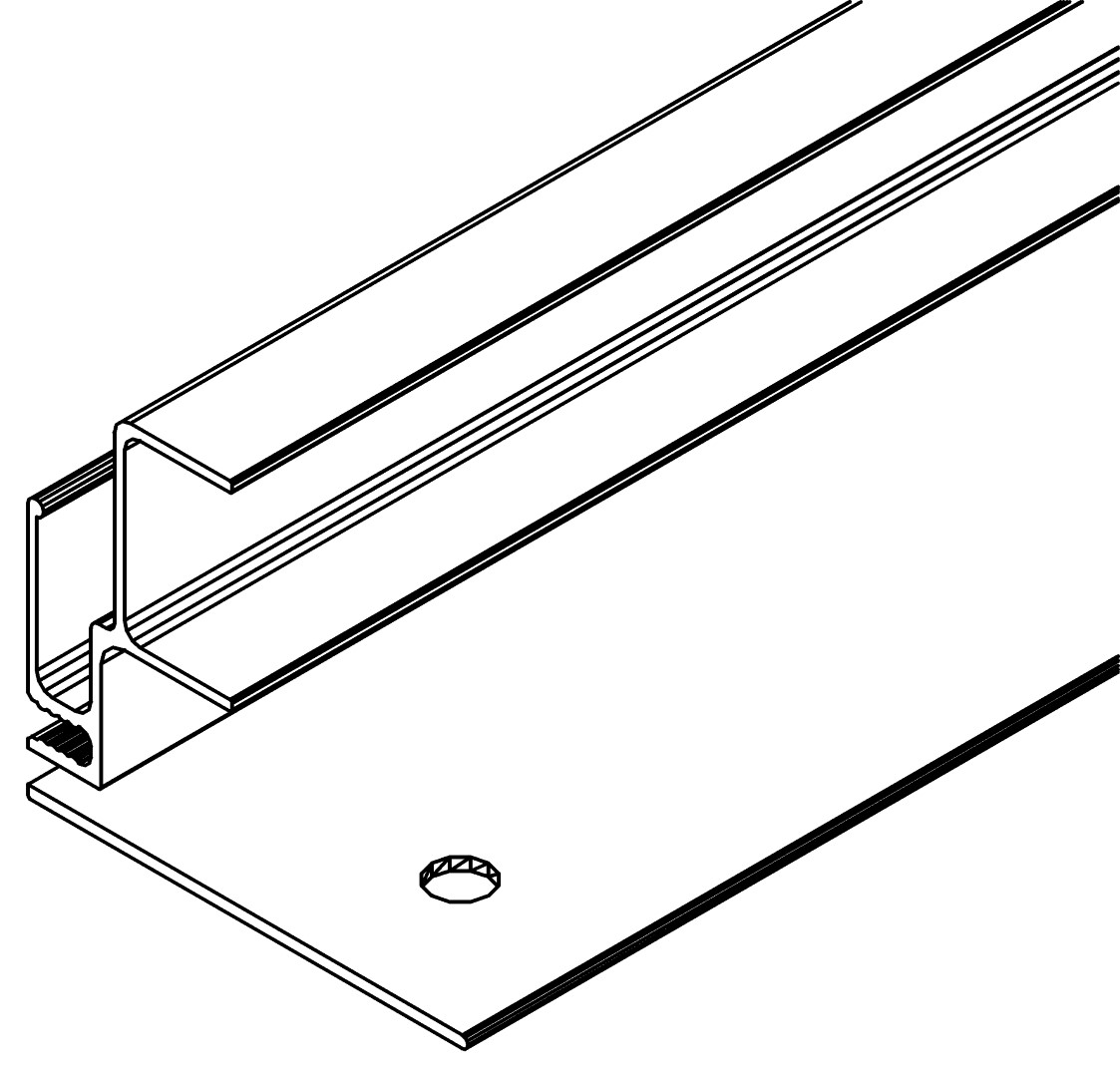 Dachfensterschwelle, 7462, L1218, black, Pantone-4, Farbe: Schwarz