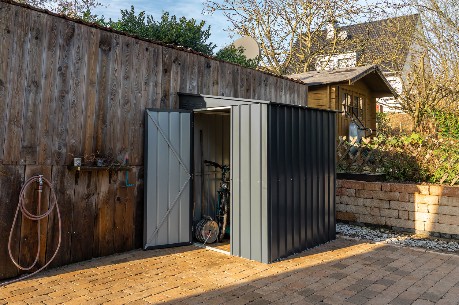 Wand-Zierde LeanTo 56, Farbe: Anthrazit