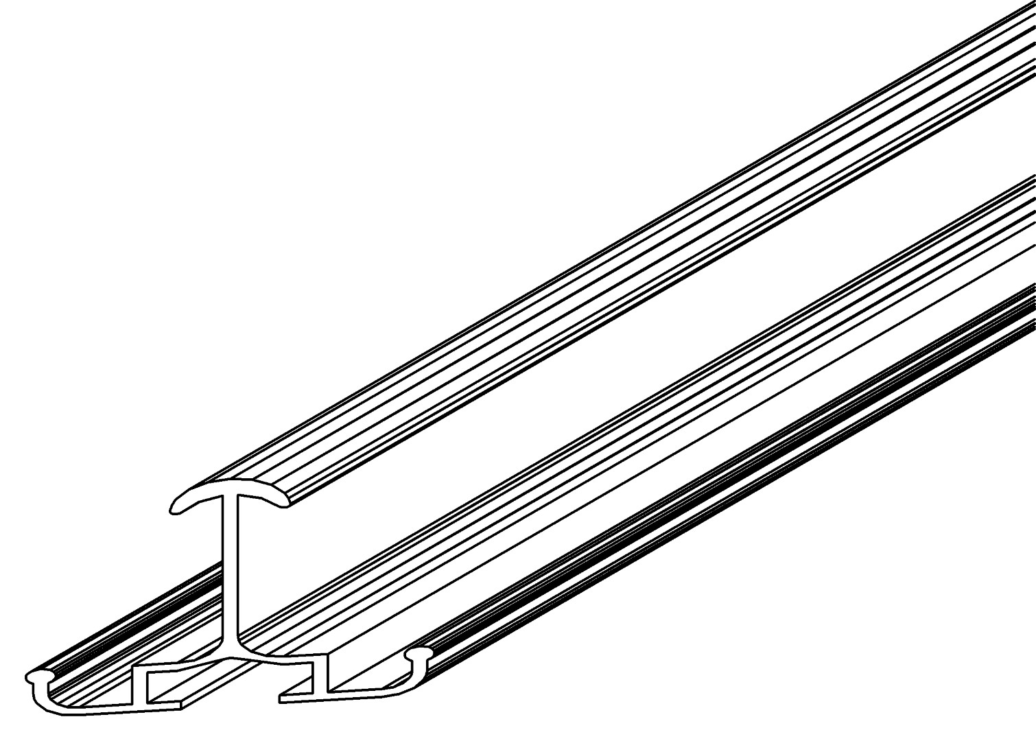 Zwischenprofil, Dach, 2516, L731, , Farbe: Blank