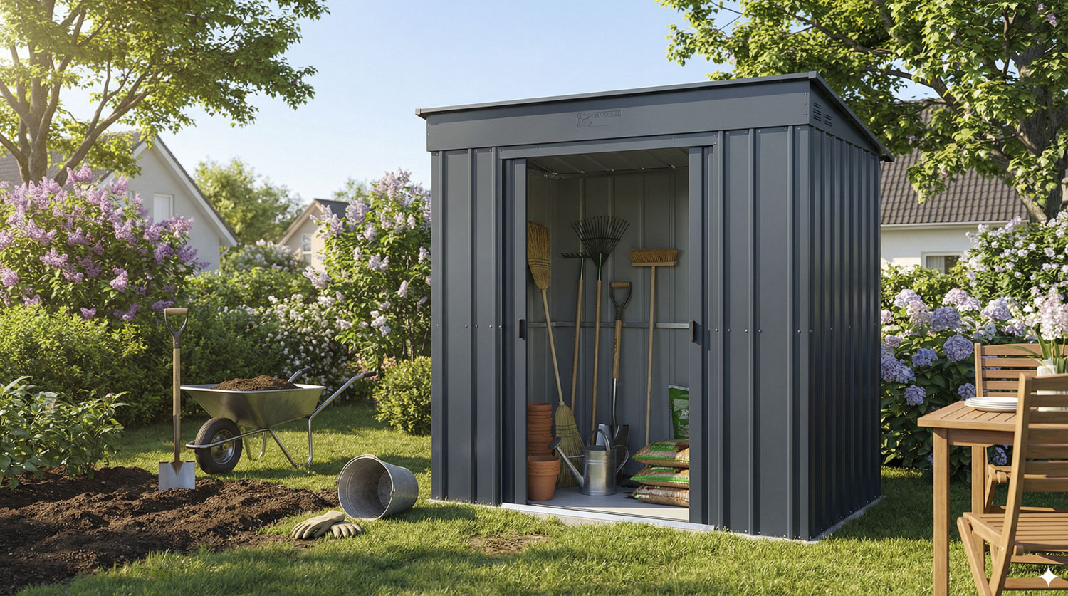 Pultdach Skillion 64, Farbe: Anthrazit