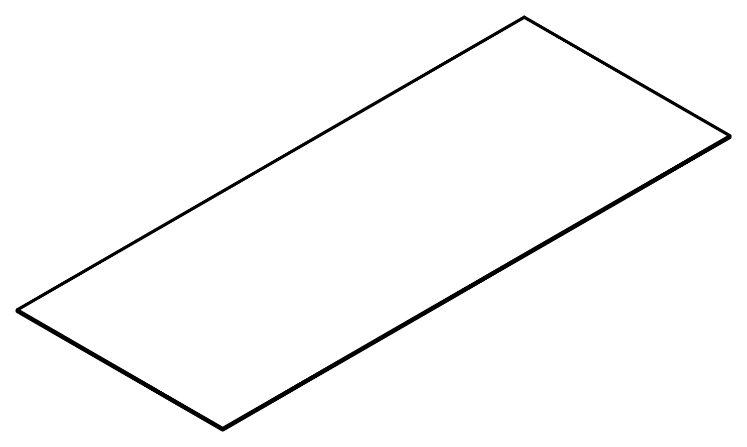 HKP 6mm 610 x 1505 URA C (Wand)