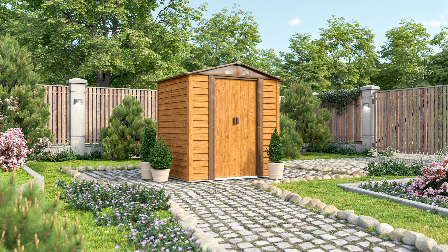 Frankfurt II 65, Farbe: Holzoptik Klassik/Nuss