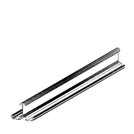 Zwischenprofil, Seite R, 4072, L1899, , Farbe: Blank