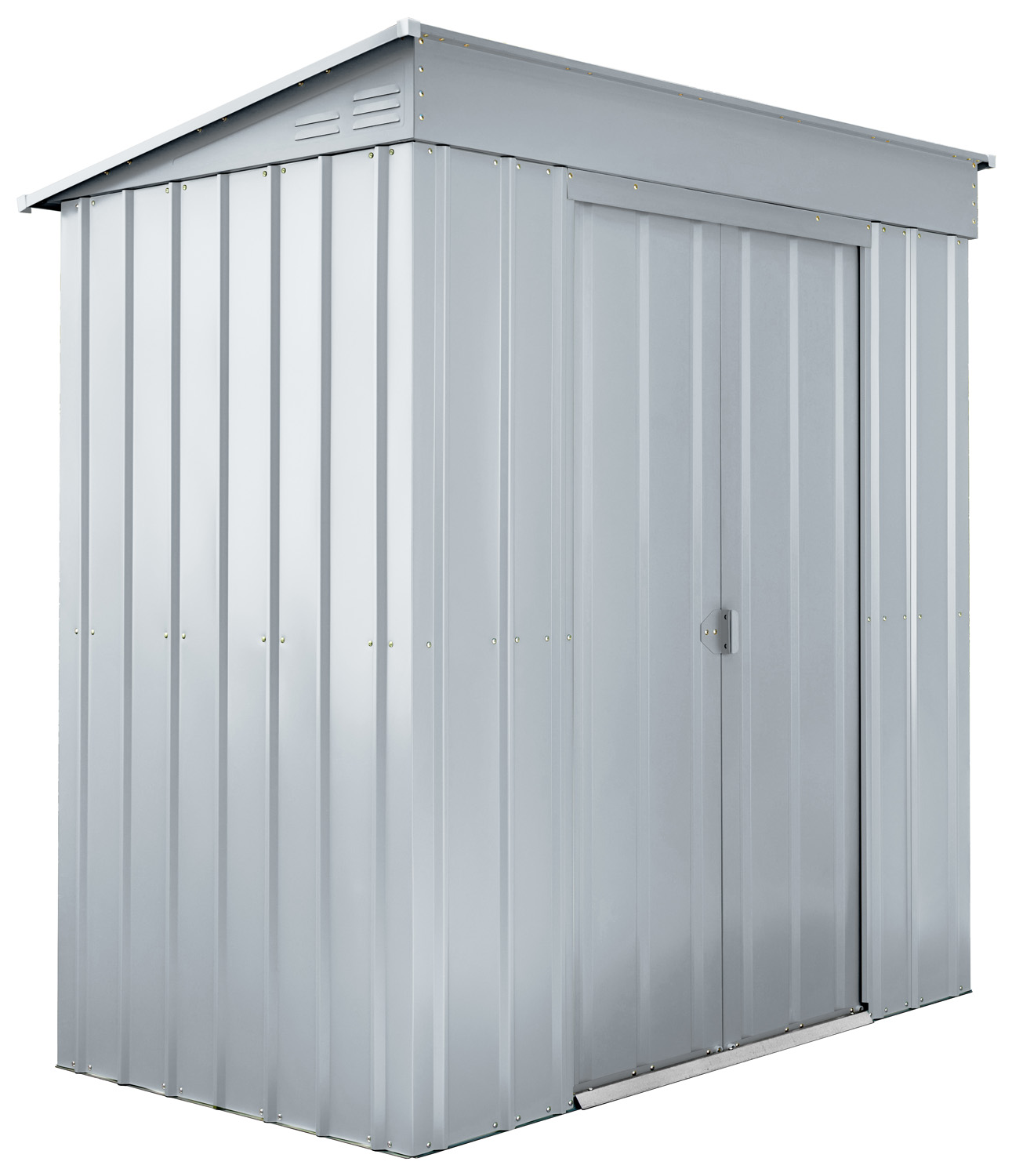 Pultdach Skillion Pultdach Skillion, Farbe: Silber Metallic