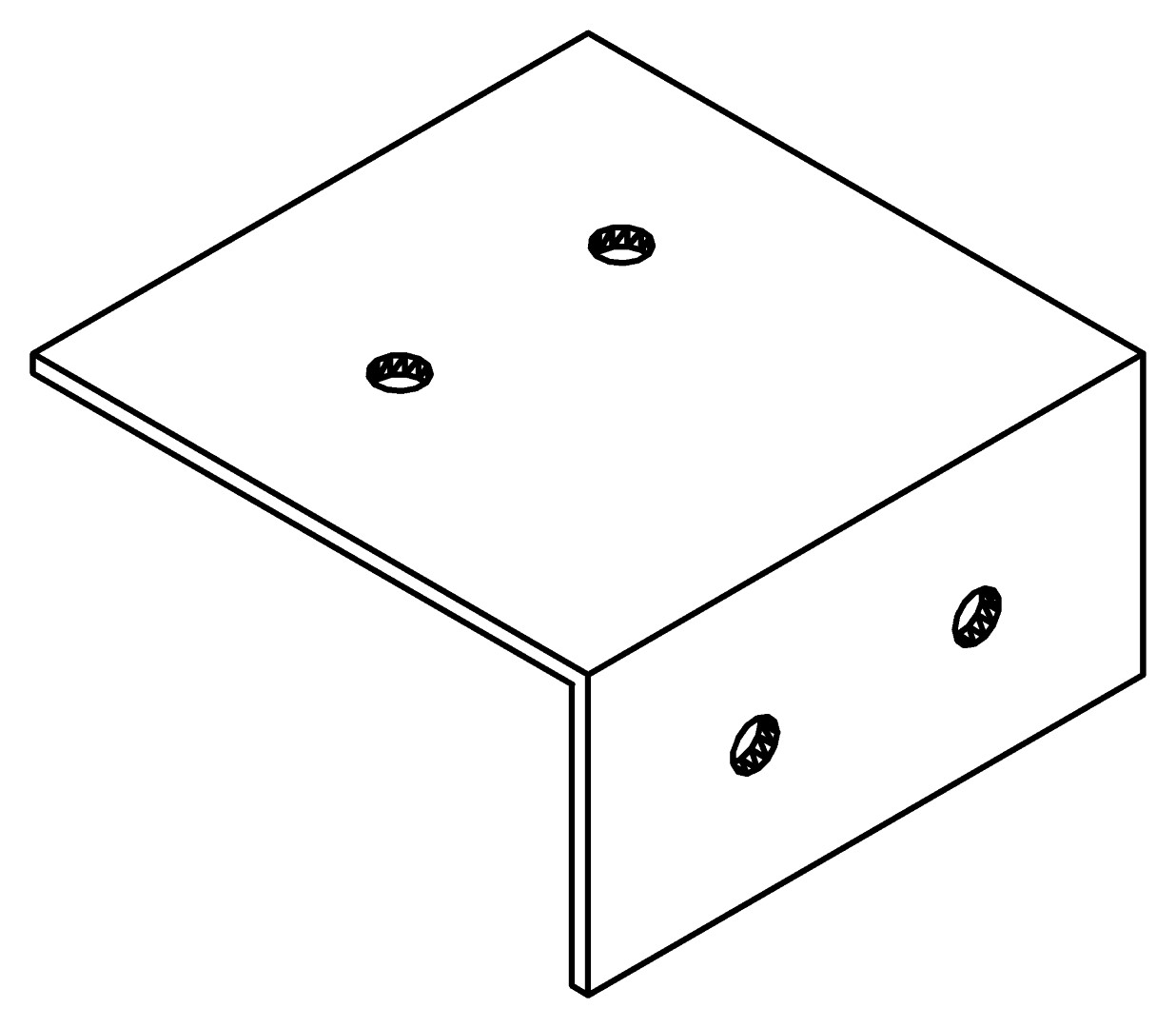 Verankerungswinkel, 3217, L50, , Farbe: Blank