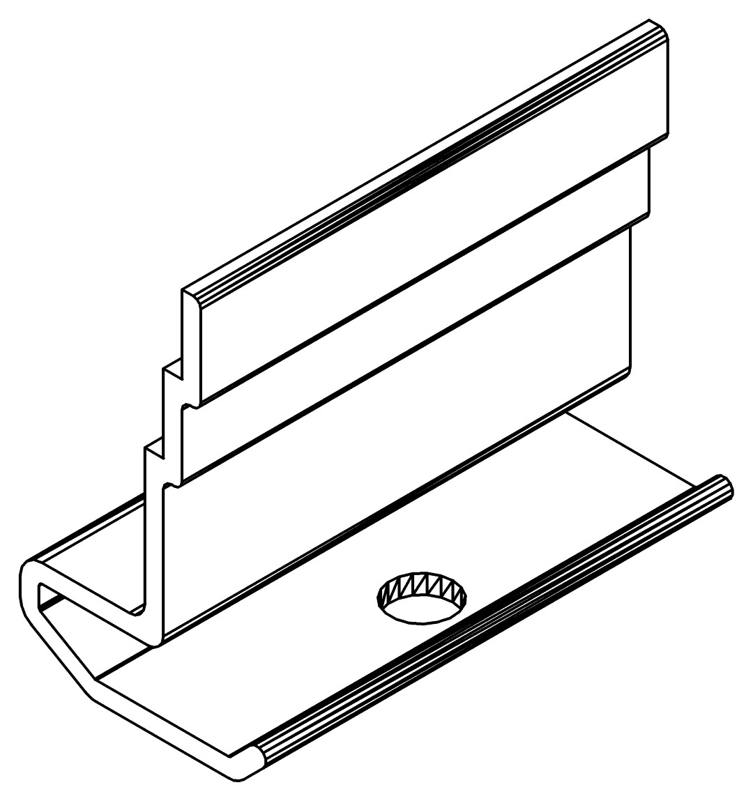 Abstandhalter, u., 7298, L30, black, Pantone-426C, Farbe: Schwarz