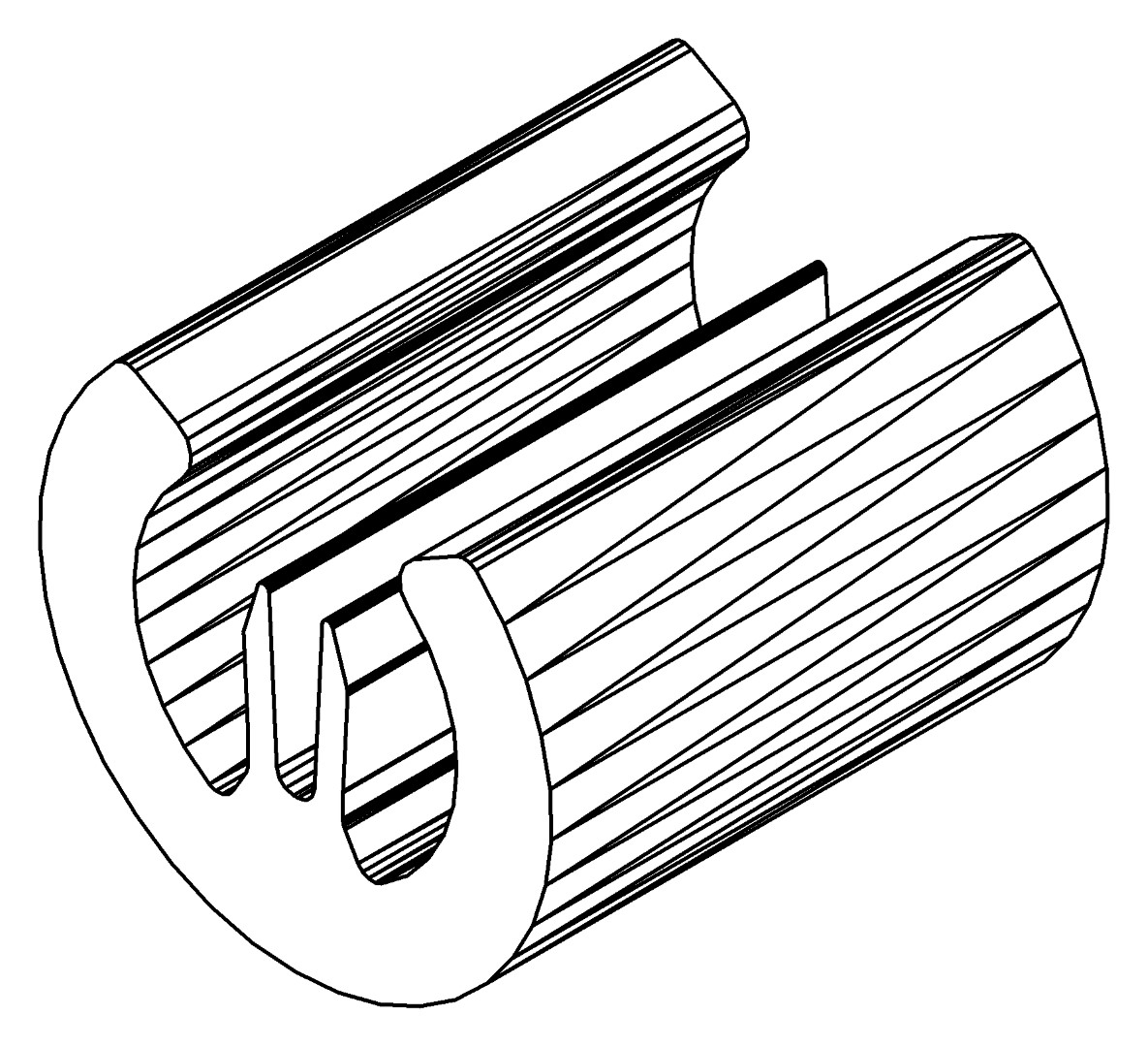 Aufstellerarretierung , 3521, L10, black, Farbe: Schwarz