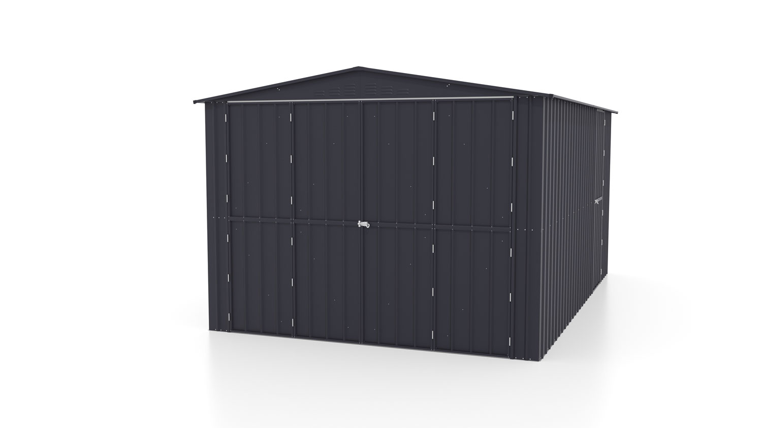 Lagertraum Parker mit Satteldach, Farbe: Anthrazit