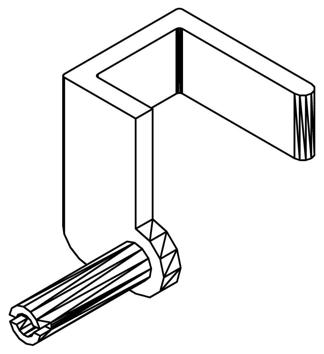 Türlasche, 2286, L27, black, Farbe: Schwarz