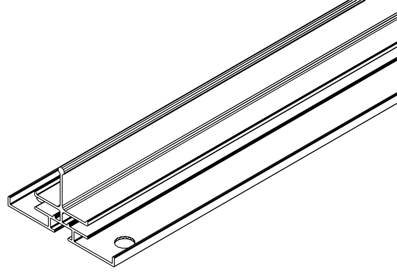 Zwischenprofil, Seite, 1139, L1214, , Farbe: Blank