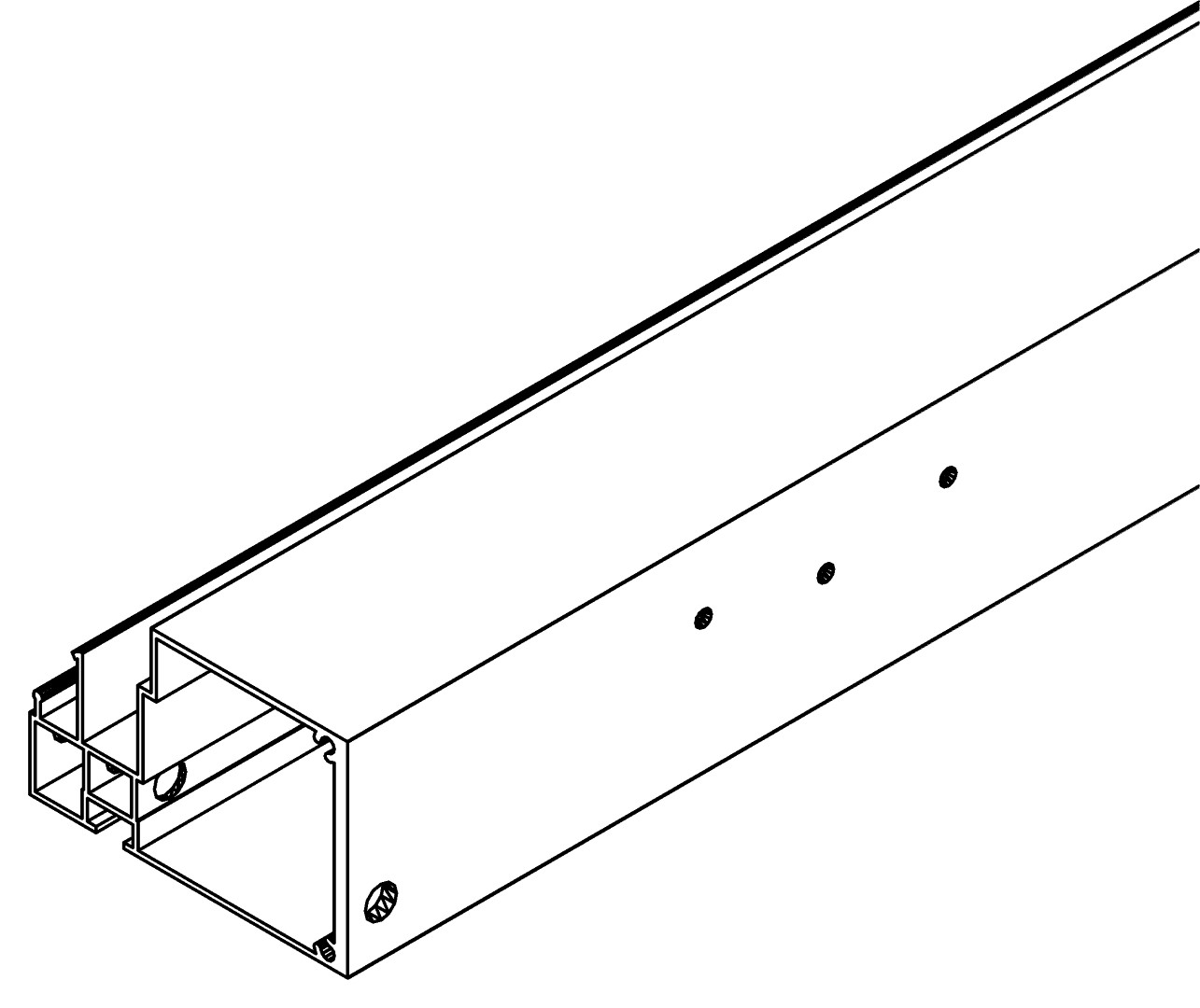 Tür Schanier Seite oben, 7017, L717, black, Panton, Farbe: Schwarz