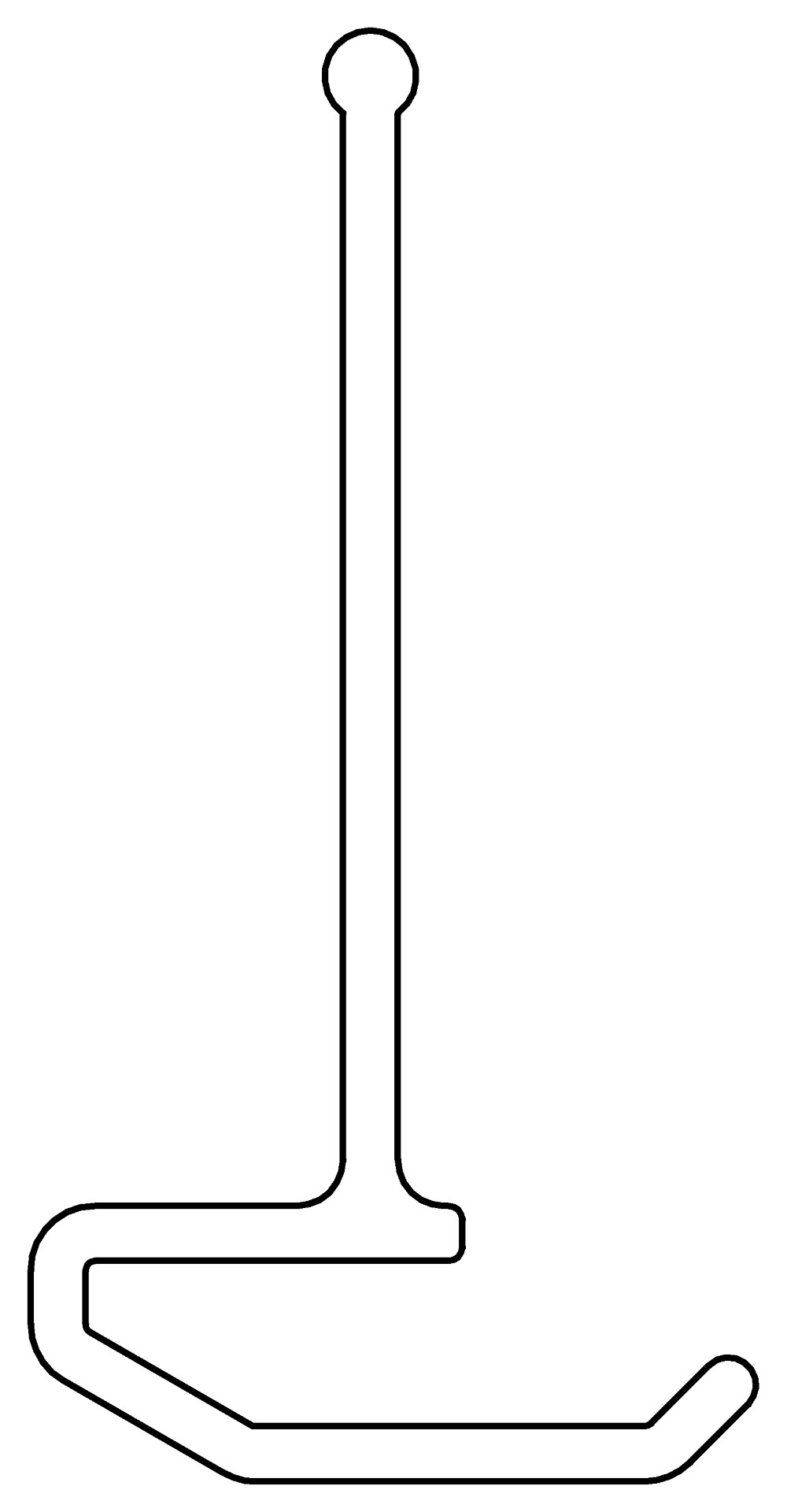 Abstandhalter, 7483, L707, , Farbe: Blank