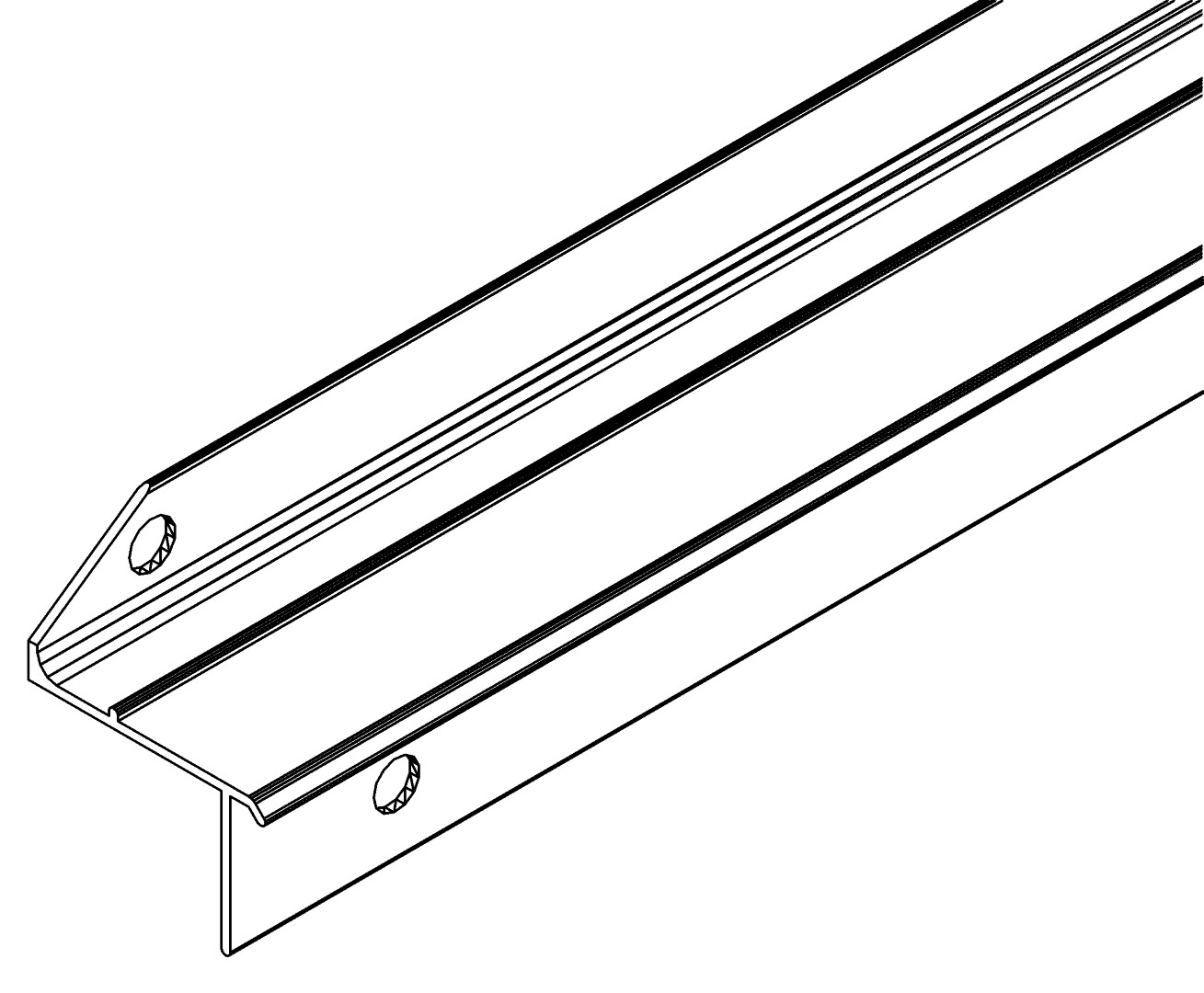 Türsturz, 1048, L630,5, black, Pantone-426C, Farbe: Schwarz