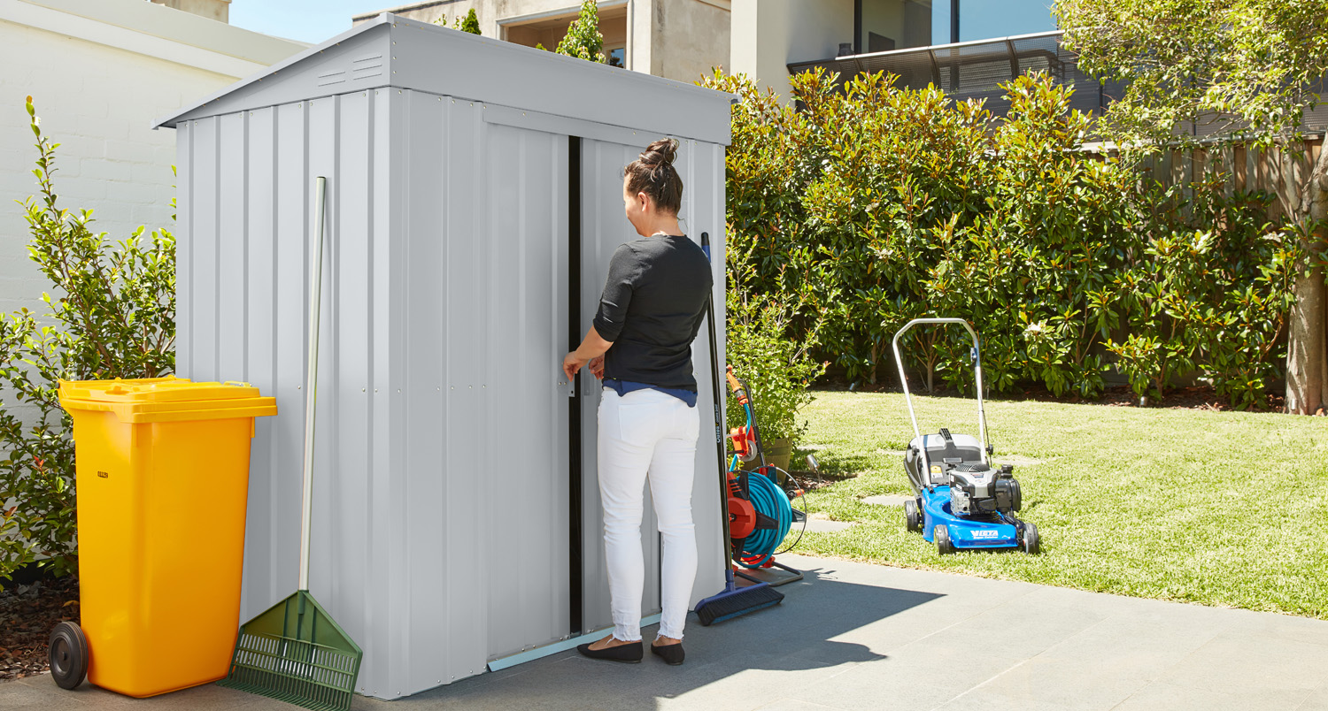 Pultdach Skillion Pultdach Skillion, Farbe: Silber Metallic