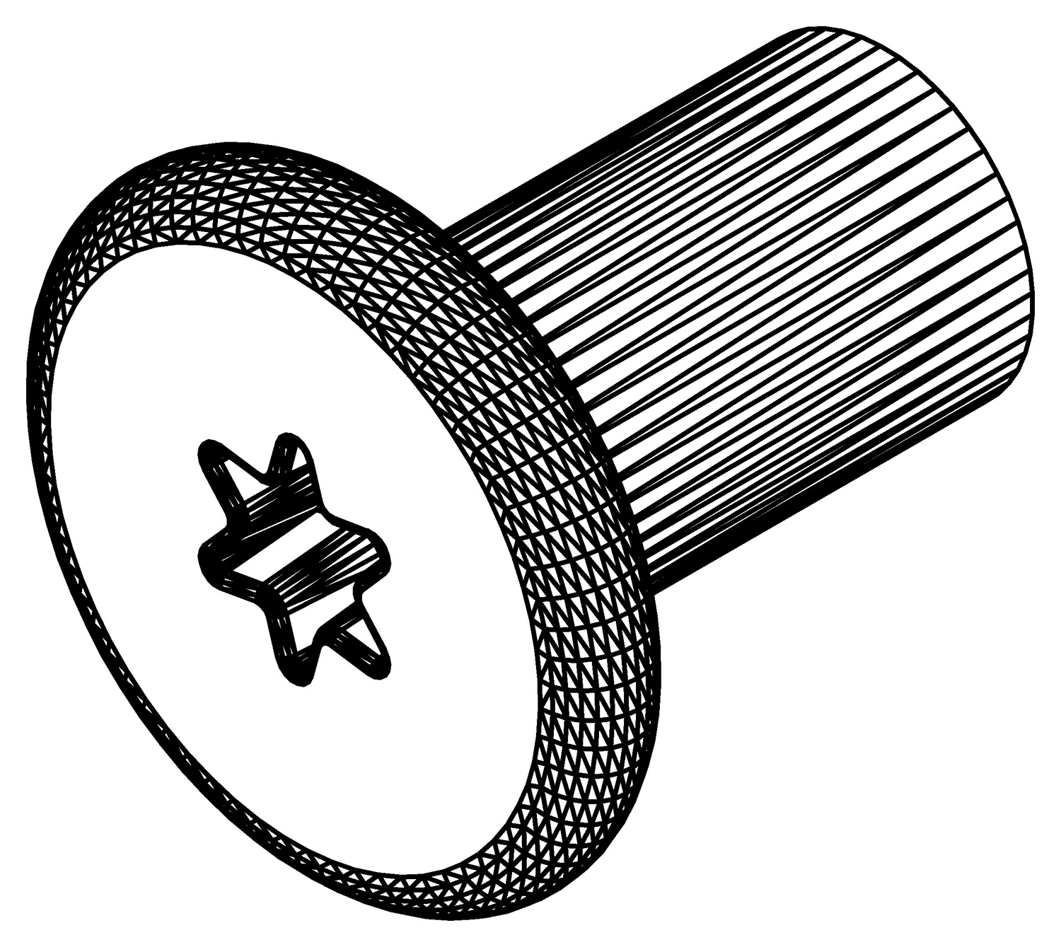 VA Bolzen, 3552, LM6 x 10, , Farbe: Blank