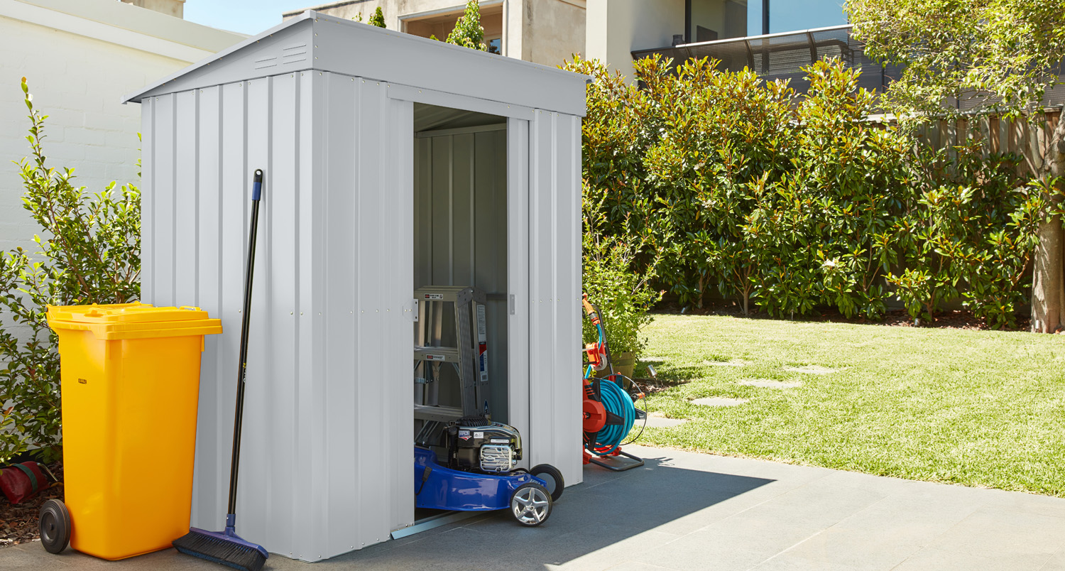 Pultdach Skillion Pultdach Skillion, Farbe: Silber Metallic